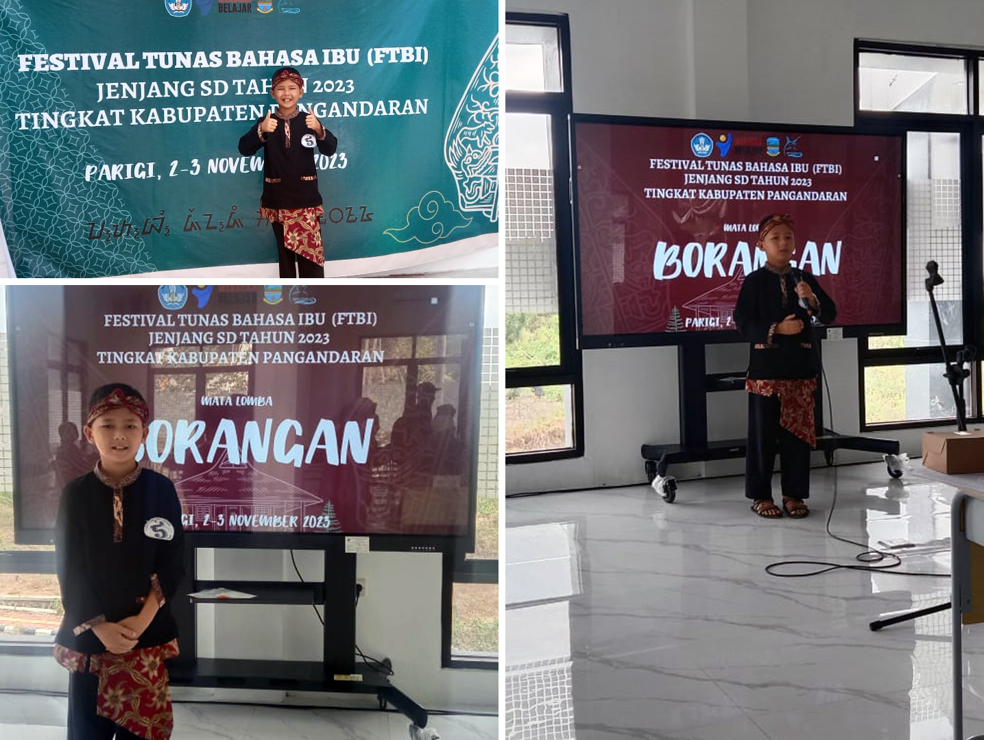Event Festival Tunas Bahasa Ibu (FTBI) TInggat Kabupaten Pangandaran